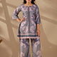 Women's Floral Printed Kurta and Trousers Co-ord Set