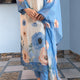 New Special  Đěsigner Premium Orange Chiffon 3 Piece Set