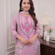 *Featuring Lilac Muslin Pakistani Suit which is beautifully decorated with digital prints and hand embroidery